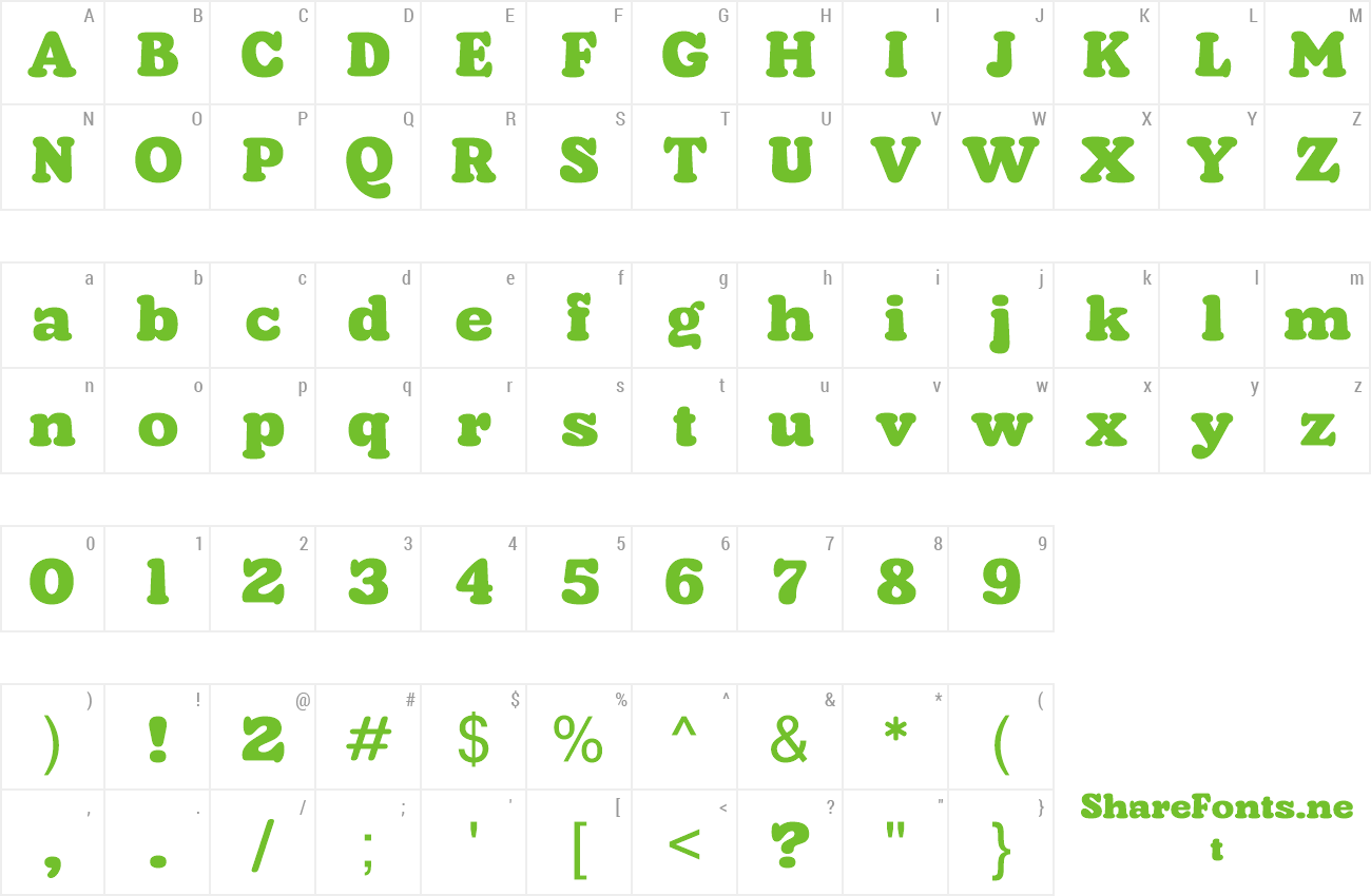 Font New Value preview
